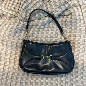 Black shoulder bag